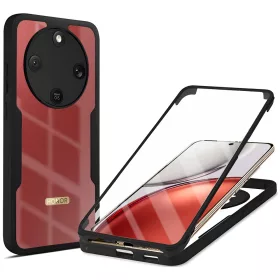   Techsuit - ColorVerse 360 tok kijelzővédővel - Honor Magic8 Lite - Fekete