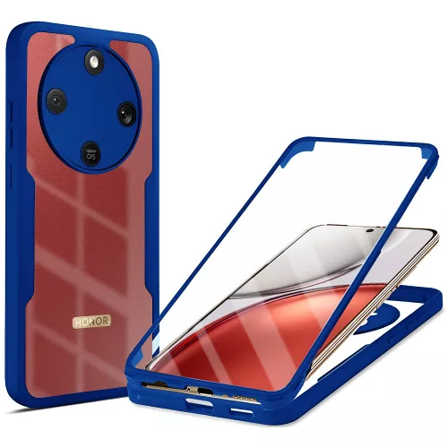 Techsuit - ColorVerse 360 tok kijelzővédővel - Honor Magic8 Lite - Kék