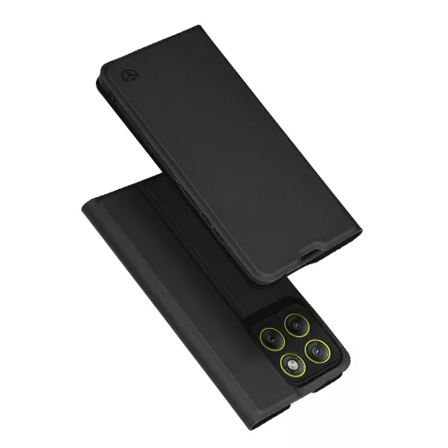 Techsuit - Magskin Book kinyitható tok - Motorola Edge 70 - Fekete