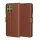 Techsuit - Leather Folio kinyitható tok - Motorola Edge 70 - Barna