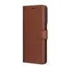 Techsuit - Leather Folio kinyitható tok - Motorola Edge 70 - Barna