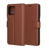 Techsuit - Leather Folio kinyitható tok - Motorola Edge 70 - Barna