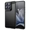 Techsuit - Carbon szilikon tok - Motorola Edge 70 - Fekete