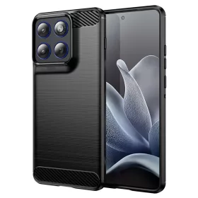 Techsuit - Carbon szilikon tok - Motorola Edge 70 - Fekete