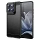 Techsuit - Carbon szilikon tok - Motorola Edge 70 - Fekete