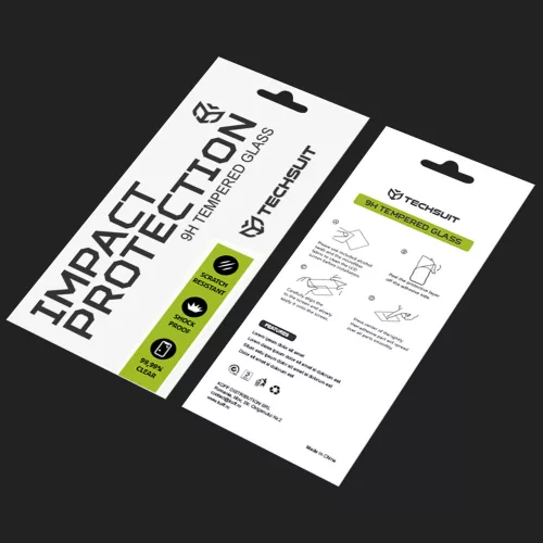 Techsuit - 111D Full Cover / Full Glue üvegfólia - Realme 8 4G / 8 Pro - Fekete széllel