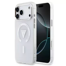   Guess - IML Átmenetes Háromszög Logó MagSafe (GUHMP17XHGTMLCGT) - iPhone 17 Pro Max - Átlátszó