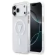 Guess - IML Átmenetes Háromszög Logó MagSafe (GUHMP17XHGTMLCGT) - iPhone 17 Pro Max - Átlátszó