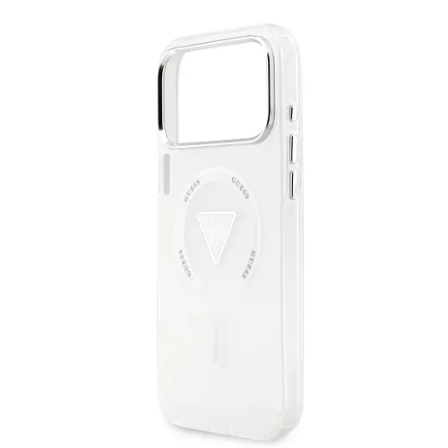 Guess - IML Átmenetes Háromszög Logó MagSafe (GUHMP17XHGTMLCGT) - iPhone 17 Pro Max - Átlátszó