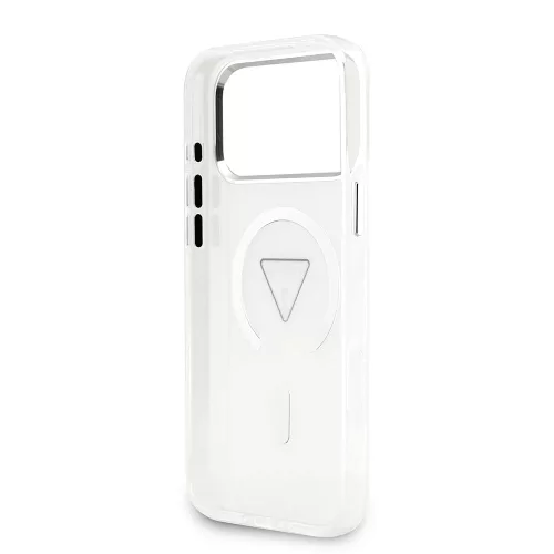 Guess - IML Átmenetes Háromszög Logó MagSafe (GUHMP17XHGTMLCGT) - iPhone 17 Pro Max - Átlátszó