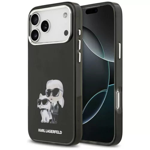 Karl Lagerfeld - IML Aquarelle MagSafe (KLHMP17LHMKCAQOK) - iPhone 17 Pro - Karl & Choupette
