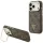 Guess - Keménytok 4G Háromszög Logó MagSafe Kamera Állvánnyal (GUHMP17LPCS4GPTW) - iPhone 17 Pro - Barna