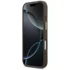 Guess - Keménytok 4G Háromszög Logó MagSafe Kamera Állvánnyal (GUHMP17LPCS4GPTW) - iPhone 17 Pro - Barna