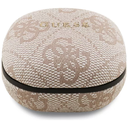 Guess - Vezeték nélküli fülhallgató 4G Classic Metal Logo (GUTWST3P4EGP) - Bluetooth V5.4, TWS, ENC technológia, 250mAh - Rózsaszín