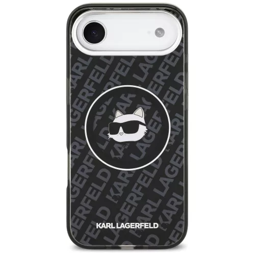 Karl Lagerfeld - IML Choupette Head Logo MagSafe (KLHMP17MHMKBCHOK) - iPhone 17 Air - Black