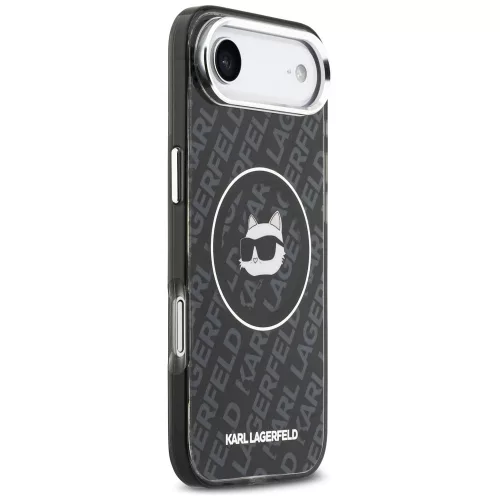 Karl Lagerfeld - IML Choupette Head Logo MagSafe (KLHMP17MHMKBCHOK) - iPhone 17 Air - Black