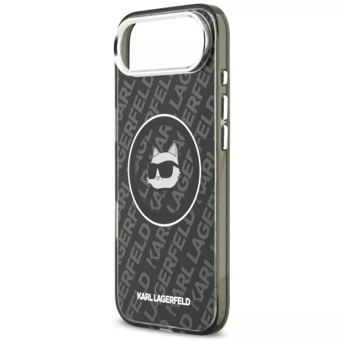 Karl Lagerfeld - IML Choupette Head Logo MagSafe (KLHMP17MHMKBCHOK) - iPhone 17 Air - Black