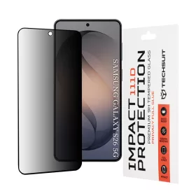   Techsuit - 111D Privacy betekintésgátló üvegfólia - Samsung Galaxy S26 - Fekete