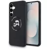 Karl Lagerfeld - Silicone KC Heads MagSafe (KLHMS25FESKCHTCK) - Samsung Galaxy S25 FE - Black