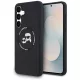 Karl Lagerfeld - Silicone KC Heads MagSafe (KLHMS25FESKCHTCK) - Samsung Galaxy S25 FE - Black