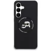 Karl Lagerfeld - Silicone KC Heads MagSafe (KLHMS25FESKCHTCK) - Samsung Galaxy S25 FE - Black