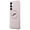 Karl Lagerfeld - Silicone KC Heads MagSafe (KLHMS25FESKCHTCP) - Samsung Galaxy S25 FE - Pink