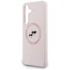 Karl Lagerfeld - Silicone KC Heads MagSafe (KLHMS25FESKCHTCP) - Samsung Galaxy S25 FE - Pink