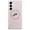 Karl Lagerfeld - Silicone KC Heads MagSafe (KLHMS25FESKCHTCP) - Samsung Galaxy S25 FE - Pink