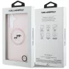 Karl Lagerfeld - Silicone KC Heads MagSafe (KLHMS25FESKCHTCP) - Samsung Galaxy S25 FE - Pink
