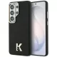 Karl Lagerfeld - Wrapped Grained Leather with K Head Logo MagSafe (KLHMS26L5PGFKHGK) - Samsung Galaxy S26 Ultra - Black