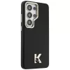 Karl Lagerfeld - Wrapped Grained Leather with K Head Logo MagSafe (KLHMS26L5PGFKHGK) - Samsung Galaxy S26 Ultra - Black