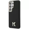 Karl Lagerfeld - Wrapped Grained Leather with K Head Logo MagSafe (KLHMS26L5PGFKHGK) - Samsung Galaxy S26 Ultra - Black