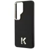 Karl Lagerfeld - Wrapped Grained Leather with K Head Logo MagSafe (KLHMS26L5PGFKHGK) - Samsung Galaxy S26 Ultra - Black
