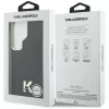 Karl Lagerfeld - Wrapped Grained Leather with K Head Logo MagSafe (KLHMS26L5PGFKHGK) - Samsung Galaxy S26 Ultra - Black