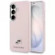 Karl Lagerfeld - Wrapped Grained Leather with K&C Head Pin MagSafe (KLHMS26S6PFKCLP) - Samsung Galaxy S26 - Pink