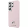 Karl Lagerfeld - Wrapped Grained Leather with K&C Head Pin MagSafe (KLHMS26L6PFKCLP) - Samsung Galaxy S26 Ultra - Pink