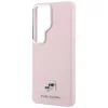 Karl Lagerfeld - Wrapped Grained Leather with K&C Head Pin MagSafe (KLHMS26L6PFKCLP) - Samsung Galaxy S26 Ultra - Pink