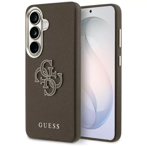 Guess - Nagy 4G Fém Logó (GUHCS26S5PS4RGGW) - Samsung Galaxy S26 - Barna