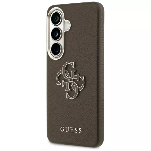 Guess - Nagy 4G Fém Logó (GUHCS26S5PS4RGGW) - Samsung Galaxy S26 - Barna