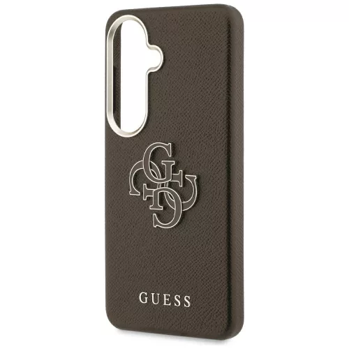 Guess - Nagy 4G Fém Logó (GUHCS26S5PS4RGGW) - Samsung Galaxy S26 - Barna