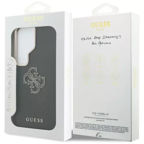 Guess - Nagy 4G Fém Logó (GUHCS26L5PS4RGGK) - Samsung Galaxy S26 Ultra - Fekete