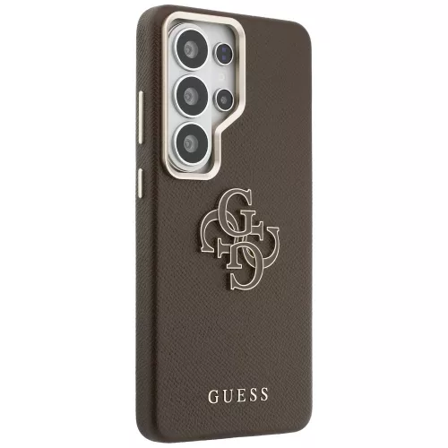 Guess - Nagy 4G Fém Logó (GUHCS26L5PS4RGGW) - Samsung Galaxy S26 Ultra - Barna