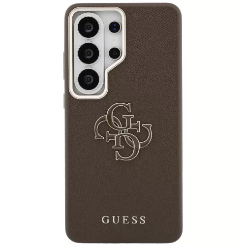 Guess - Nagy 4G Fém Logó (GUHCS26L5PS4RGGW) - Samsung Galaxy S26 Ultra - Barna