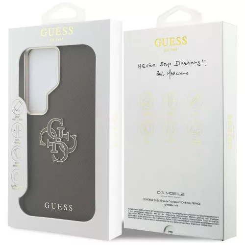 Guess - Nagy 4G Fém Logó (GUHCS26L5PS4RGGW) - Samsung Galaxy S26 Ultra - Barna
