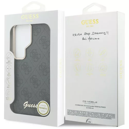 Guess - 4G Felirat MagSafe (GUHMS26L5P4FWMSK) - Samsung Galaxy S26 Ultra - Fekete