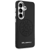 Karl Lagerfeld - Wrapped Leather with Karl Round Point Logo MagSafe (KLHMS26SPSKRPMK) - Samsung Galaxy S26 - Black