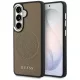 Guess - Perforált Logó MagSafe (GUHMS26S5PG4SRGW) - Samsung Galaxy S26 - Barna
