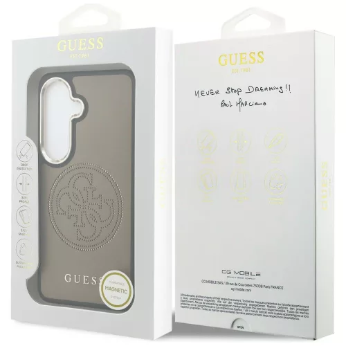 Guess - Perforált Logó MagSafe (GUHMS26S5PG4SRGW) - Samsung Galaxy S26 - Barna