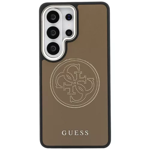 Guess - Perforált Logó MagSafe (GUHMS26L5PG4SRGW) - Samsung Galaxy S26 Ultra - Barna