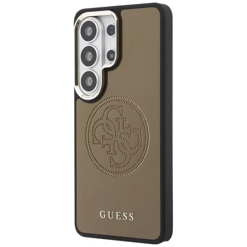 Guess - Perforált Logó MagSafe (GUHMS26L5PG4SRGW) - Samsung Galaxy S26 Ultra - Barna